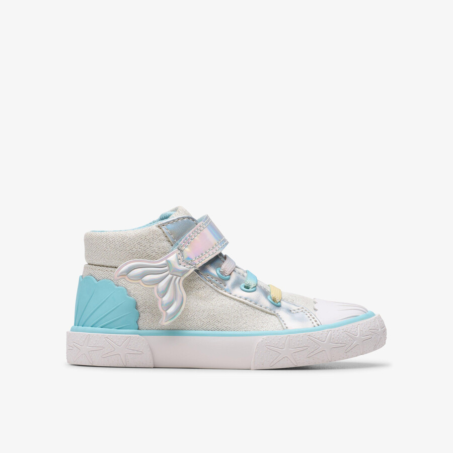 foxing wish hi toddler - srebrny materiał