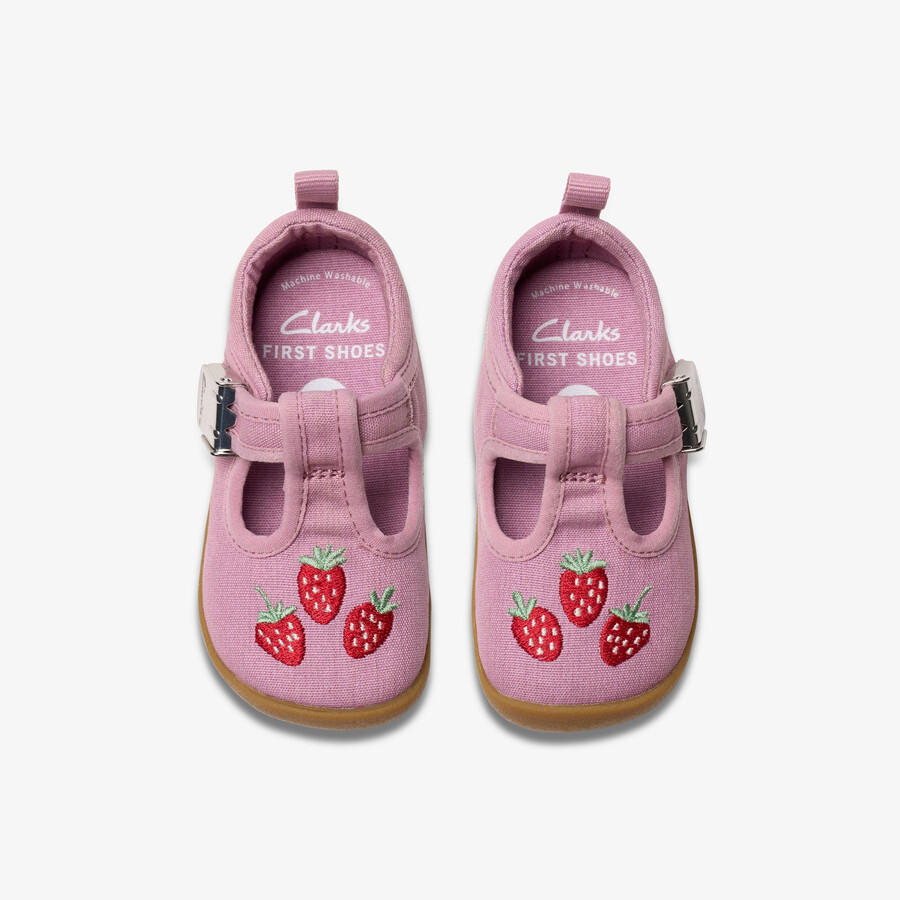 roamer grow toddler - różowy płótno