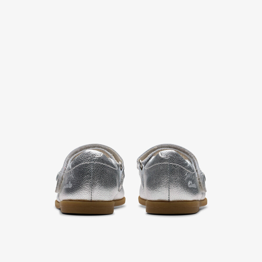 drew tap toddler - srebrny metalik