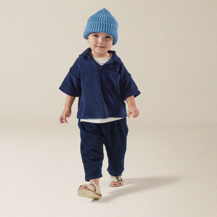 playsun rf toddler - skóra w kolorze złamanej bieli