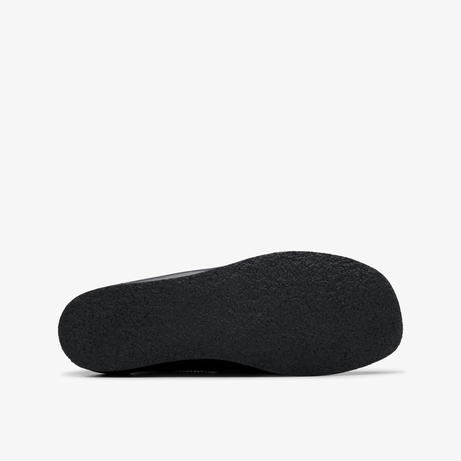 wallabee older - czarna skóra
