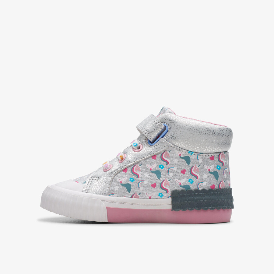 foxing halo hi toddler - srebrny