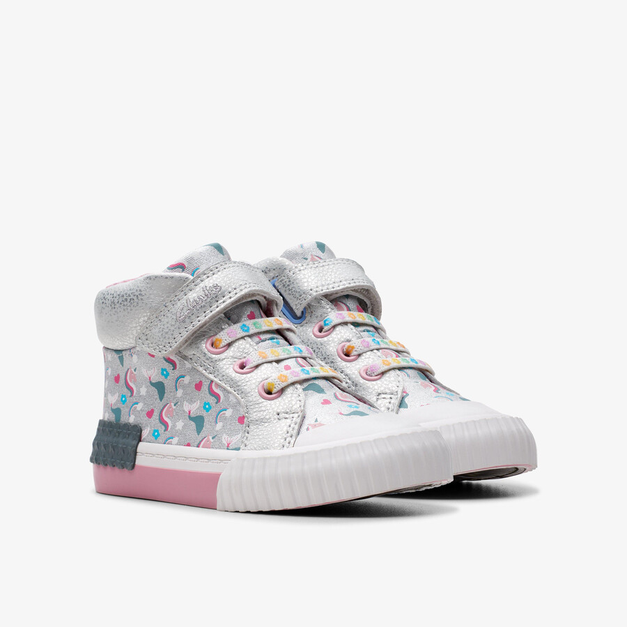 foxing halo hi toddler - srebrny