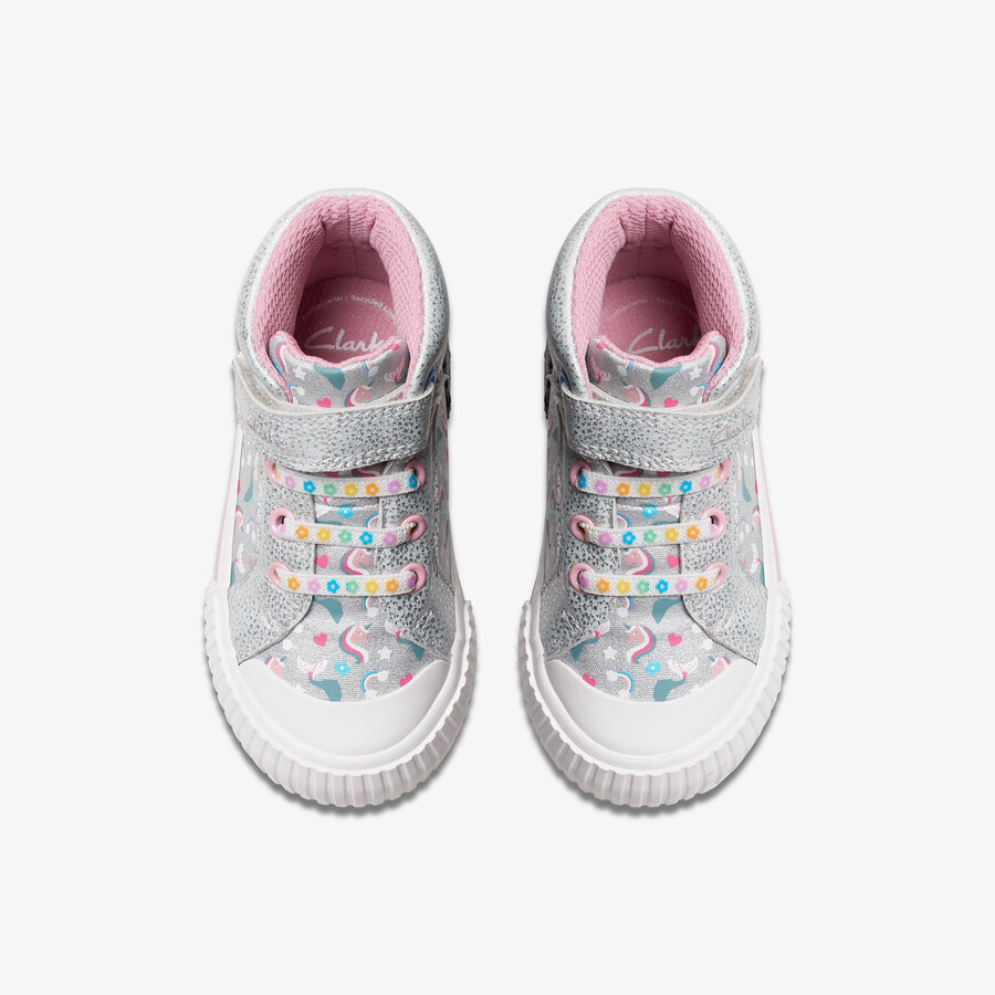 foxing halo hi toddler - srebrny