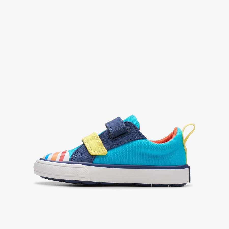 foxing ocean toddler - niebieski wielokolorowy