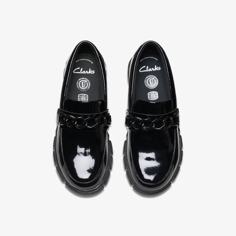 evyn walk kid - czarny lakier