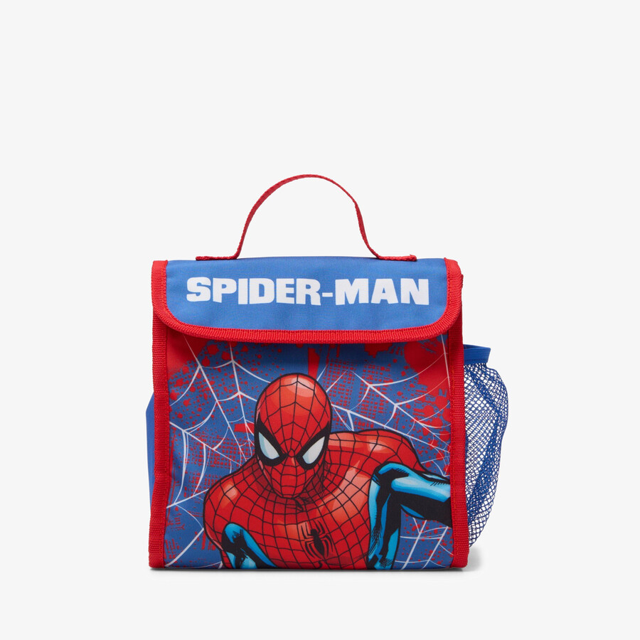 lunchbox spiderman - niebieski kombinacja