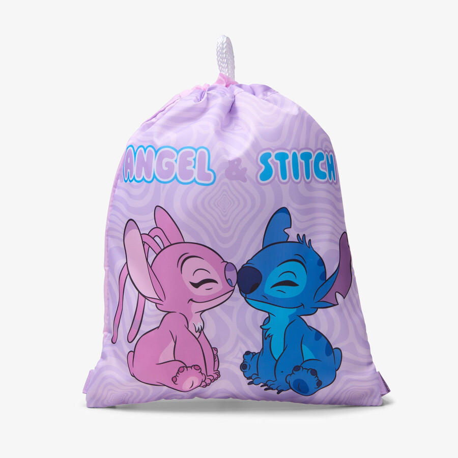 torba treningowa stitch – różowa kombinacja