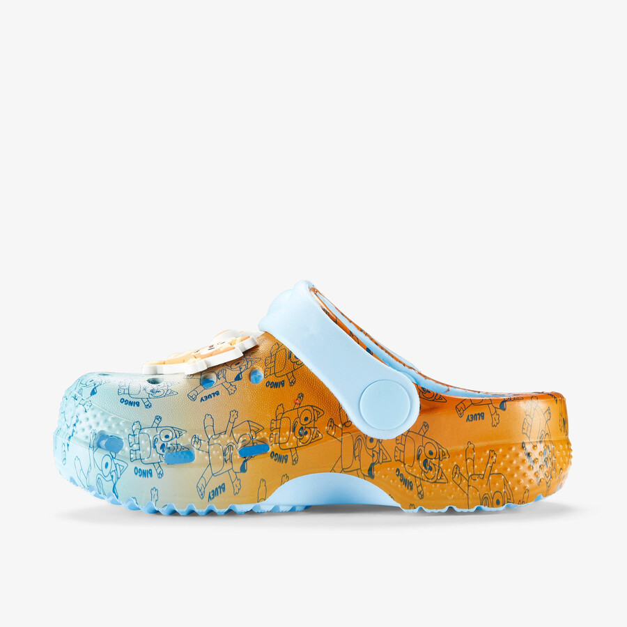 bluey fade clog kid - kombinacja niebieska