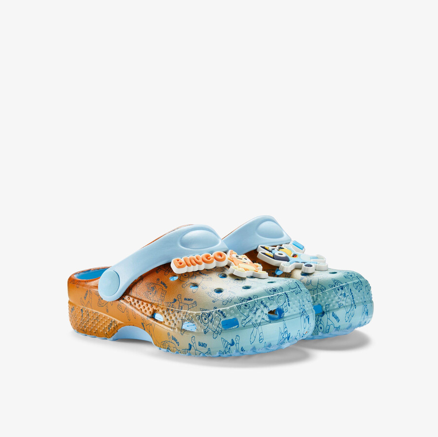bluey fade clog kid - kombinacja niebieska