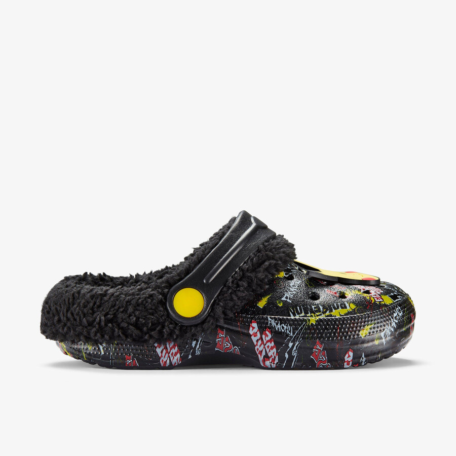 dziecięce chodaki pika clog warm lined – kombinacja czarna