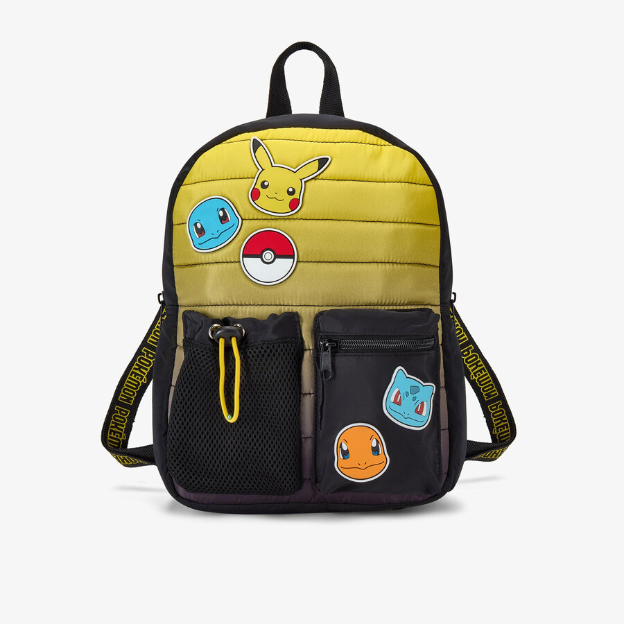 plecak pokemon quilt – kombinacja czarna