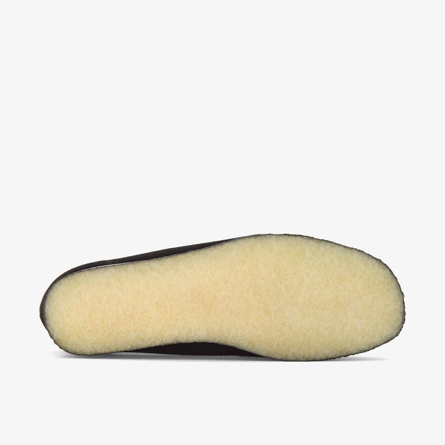 wallabee - czarny zamsz