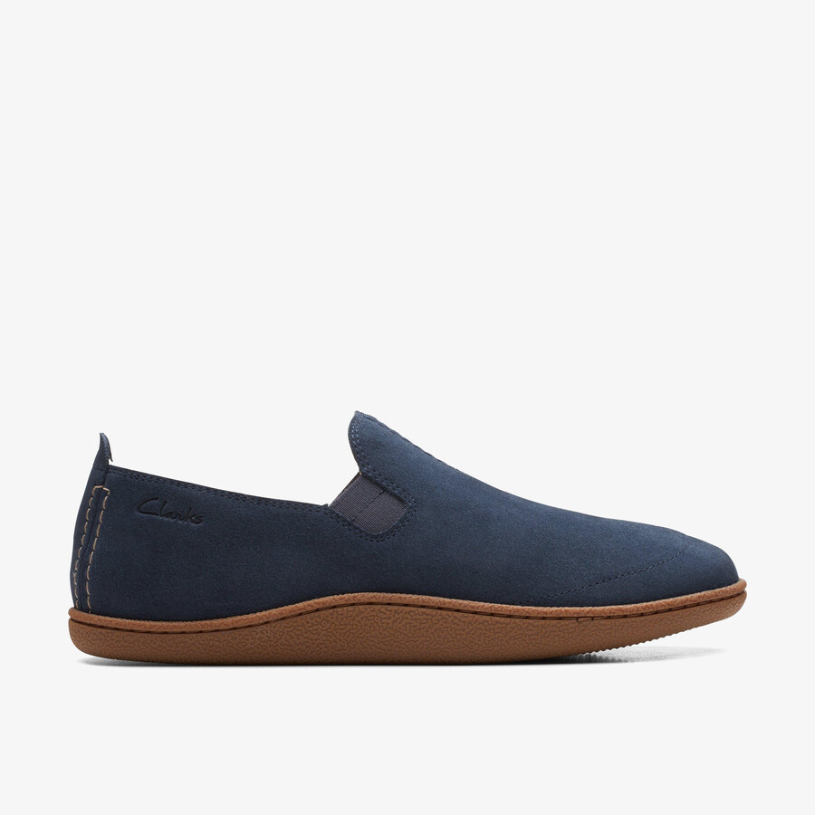 home mocc slipper - granatowy zamsz