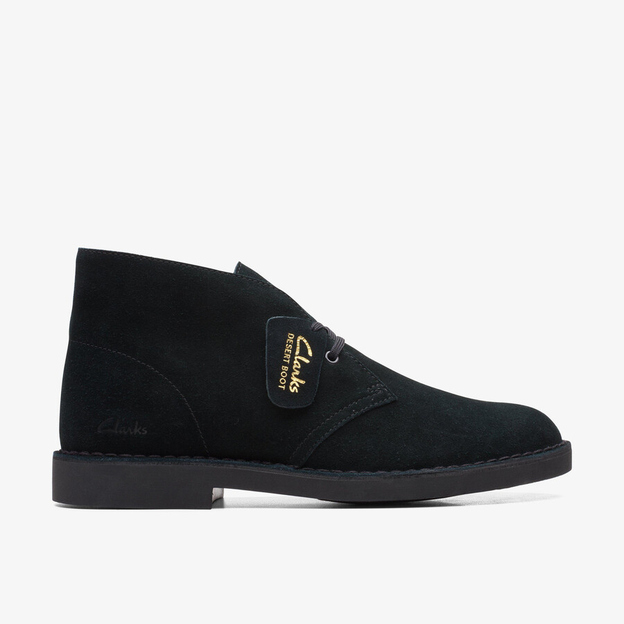 desert boot evo - czarny zamsz