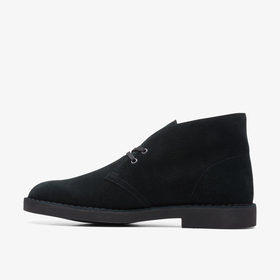 desert boot evo - czarny zamsz