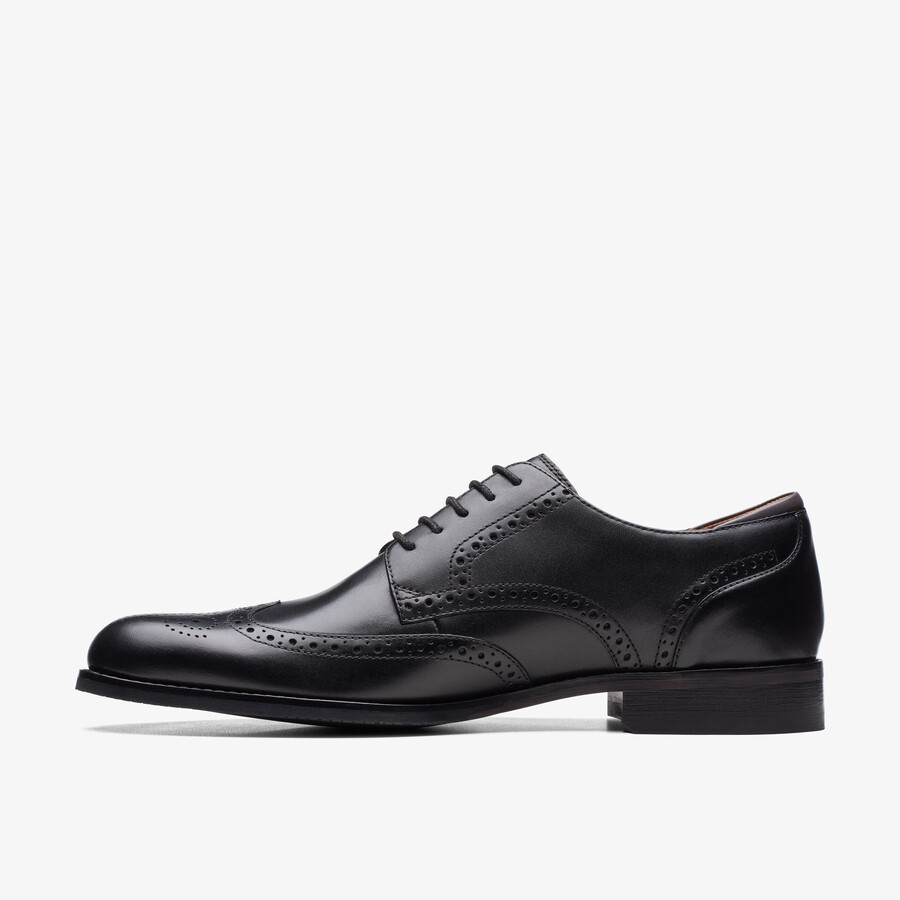 craft arlo limit brogue - czarna skóra