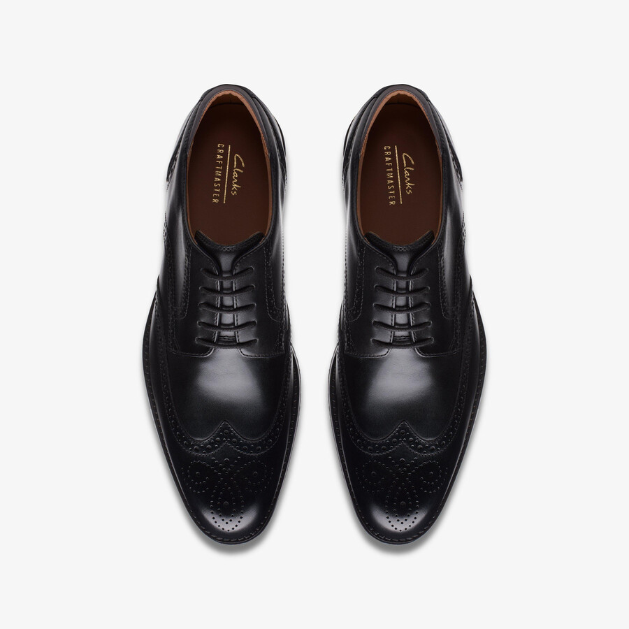 craft arlo limit brogue - czarna skóra
