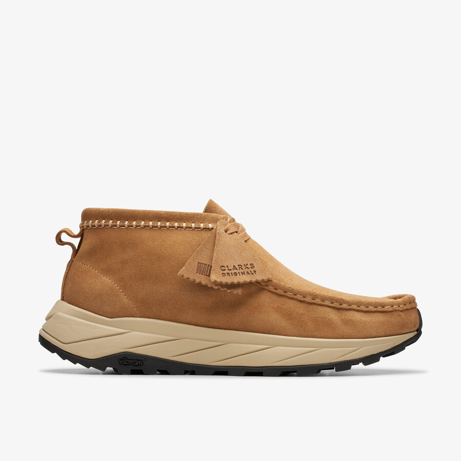wallabee eden - zamsz w kolorze ciemnego piasku