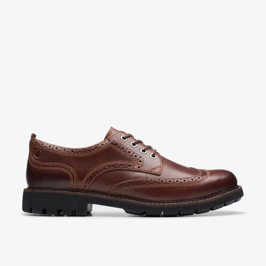 batcombe far brogue - ciemnobrązowa skóra