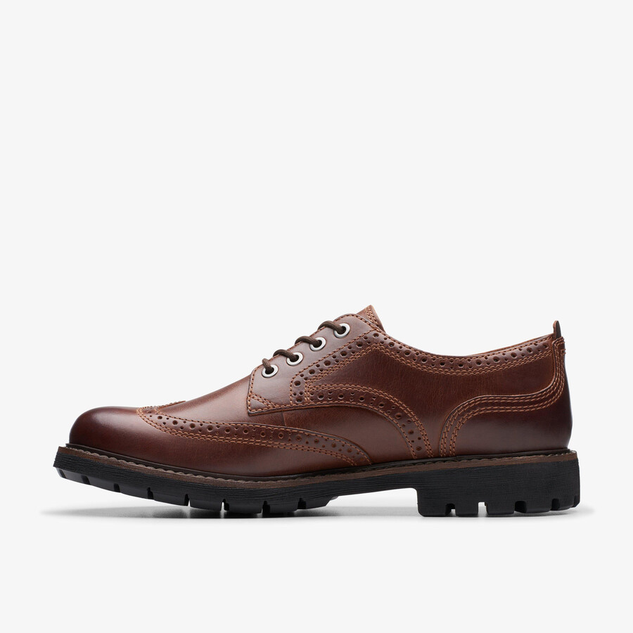batcombe far brogue - ciemnobrązowa skóra
