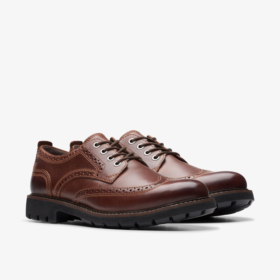 batcombe far brogue - ciemnobrązowa skóra
