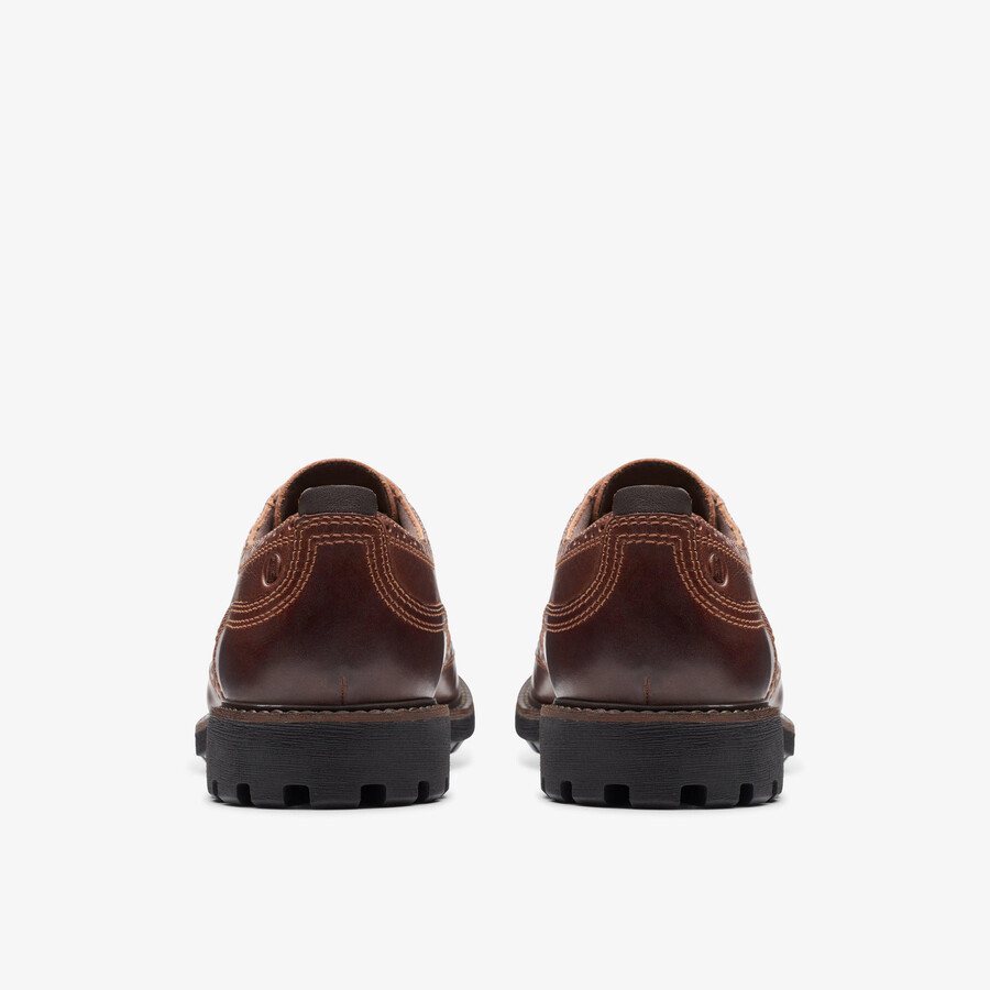 batcombe far brogue - ciemnobrązowa skóra