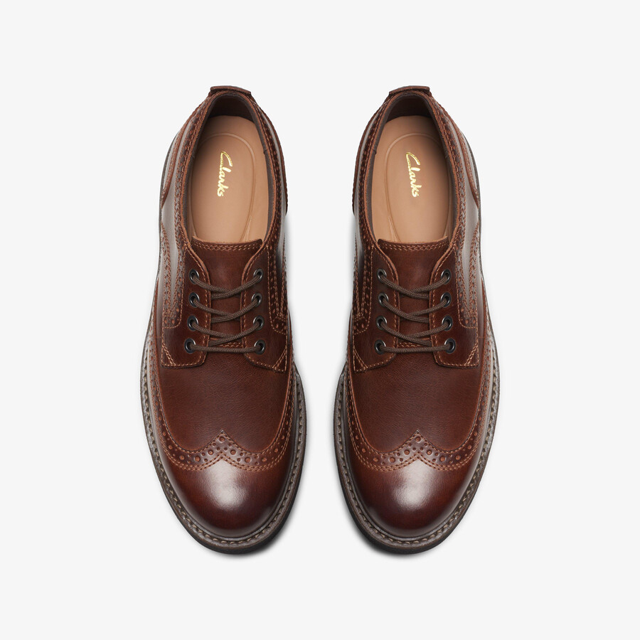 batcombe far brogue - ciemnobrązowa skóra