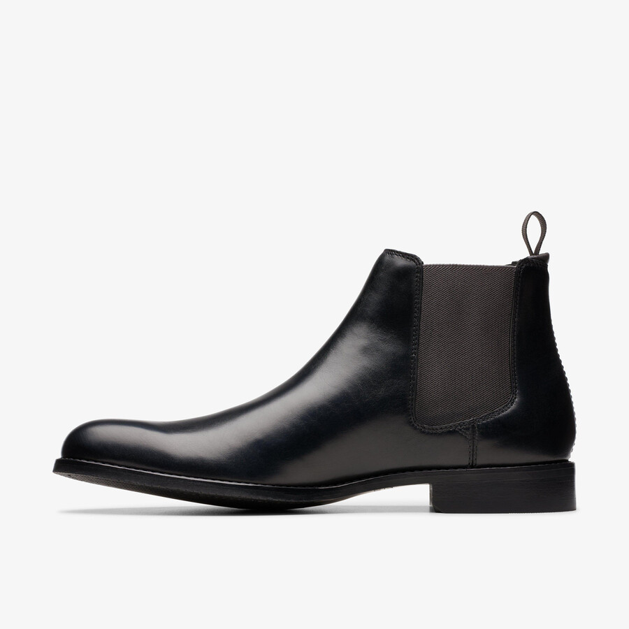 buty chelsea craft arlo top – czarna skóra