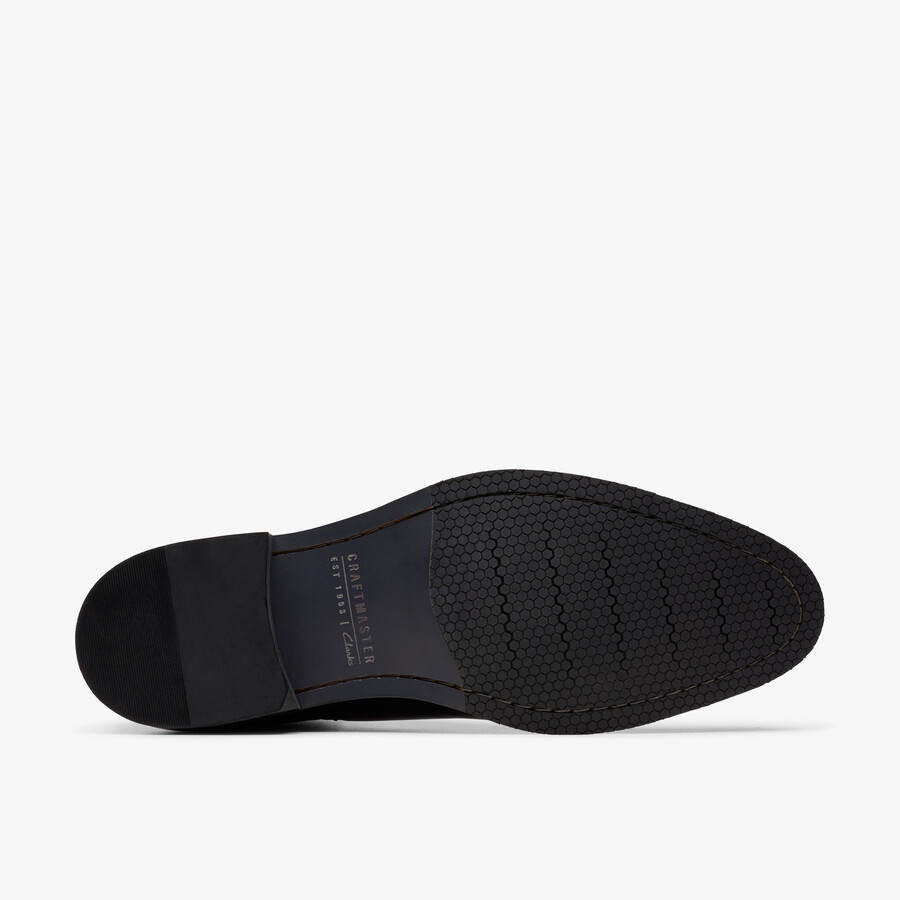 buty chelsea craft arlo top – czarna skóra