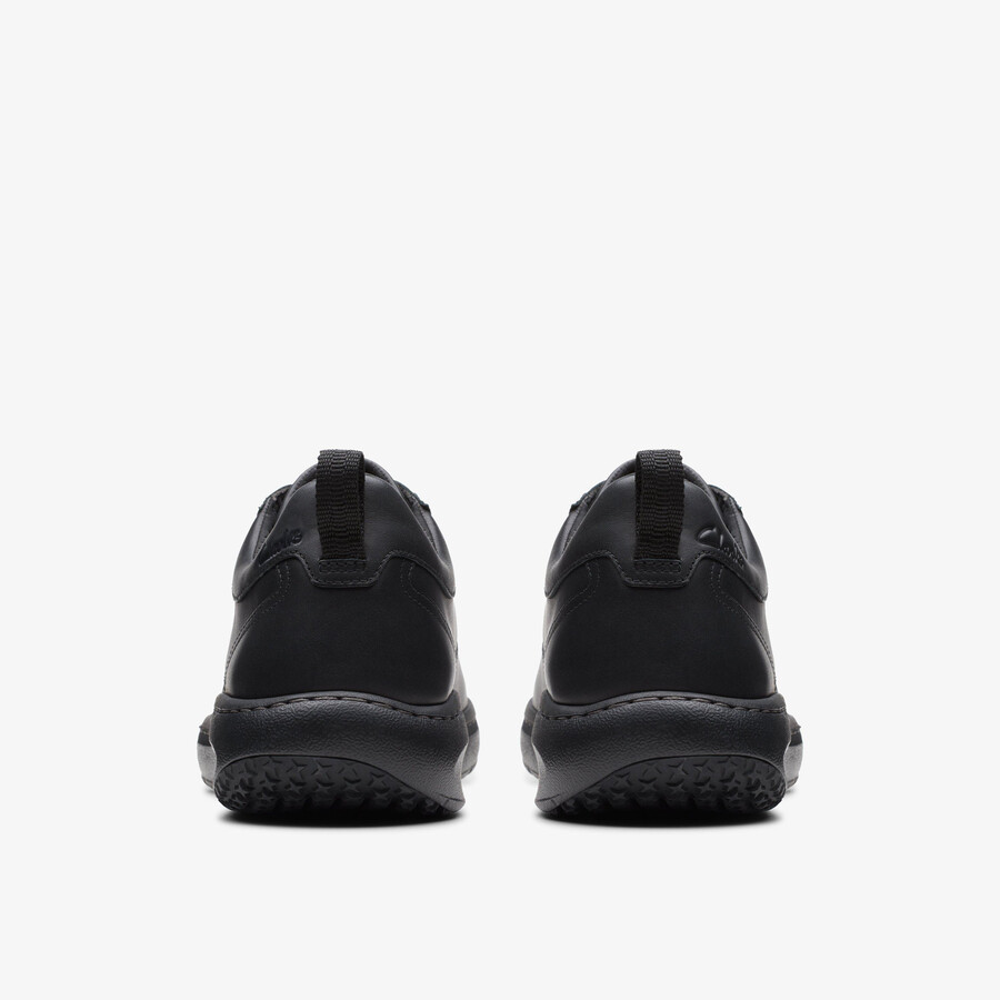 clarks pro lace - czarna skóra