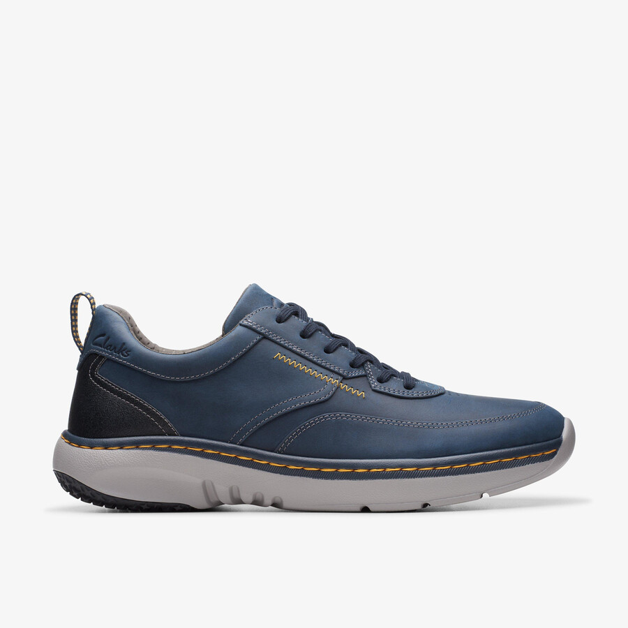 clarks pro lace - granatowa skóra
