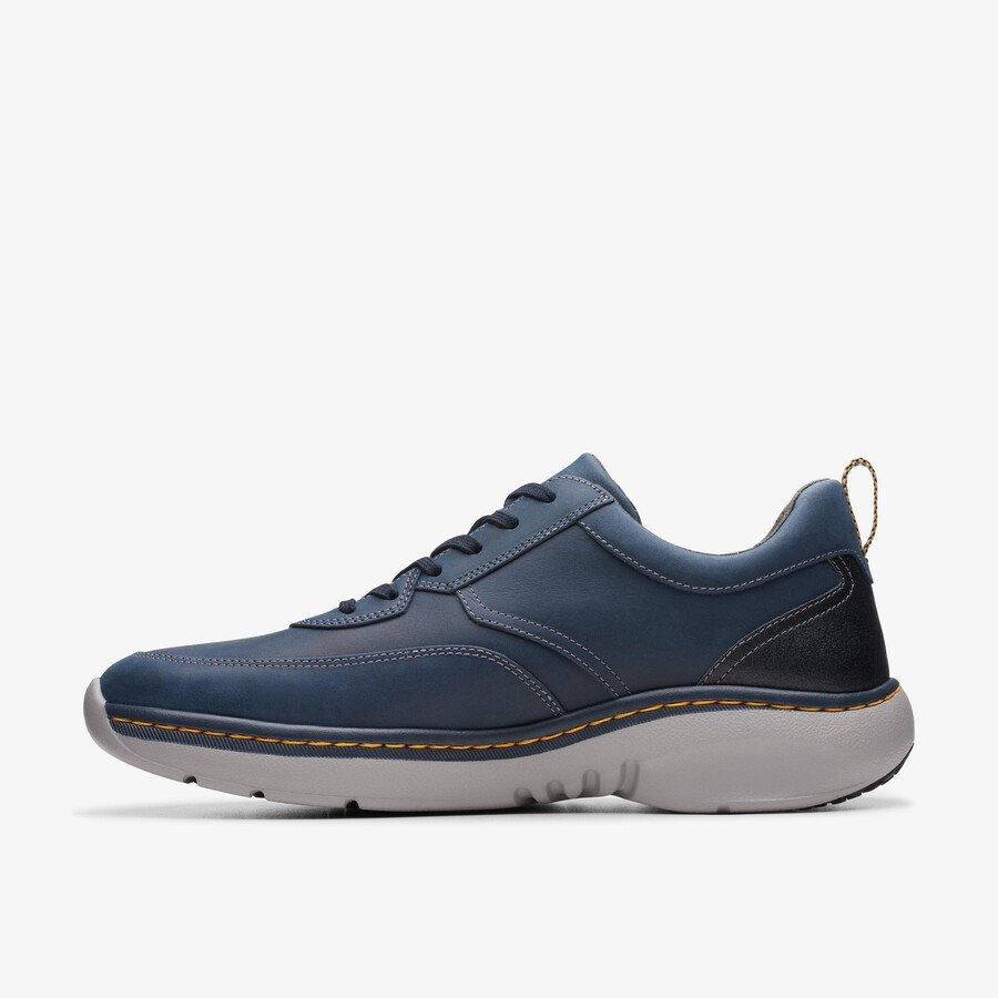clarks pro lace - granatowa skóra