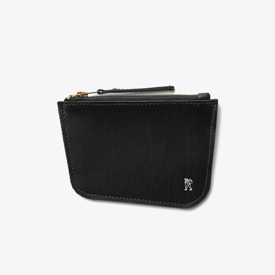moneta wallabee - czarna skóra