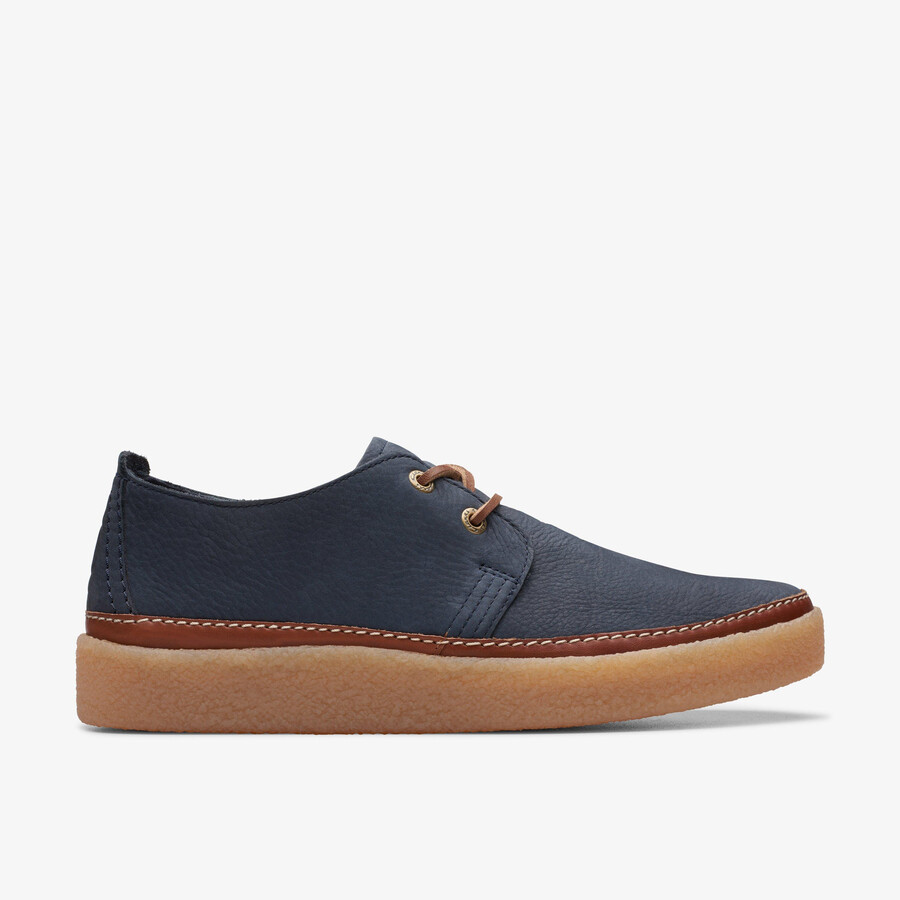 clarkwood low - granatowy nubuk