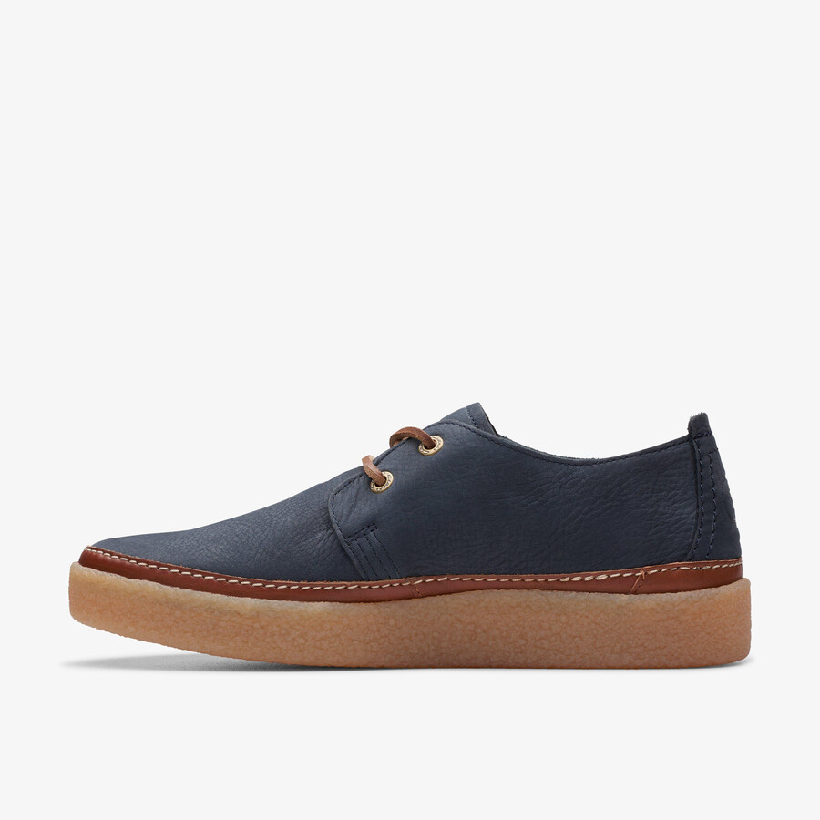 clarkwood low - granatowy nubuk