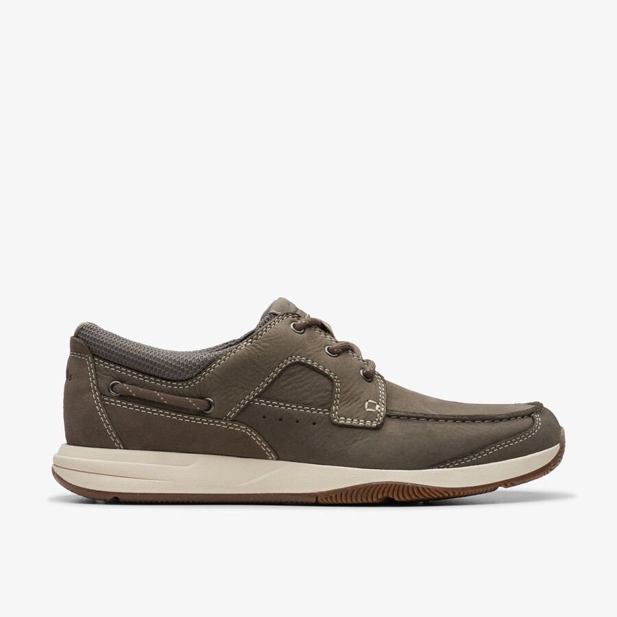 sailview lace - nubuk w kolorze taupe