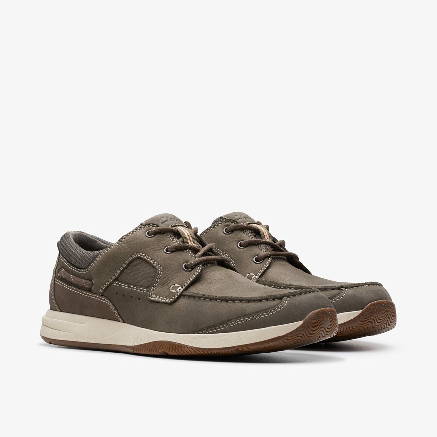 sailview lace - nubuk w kolorze taupe
