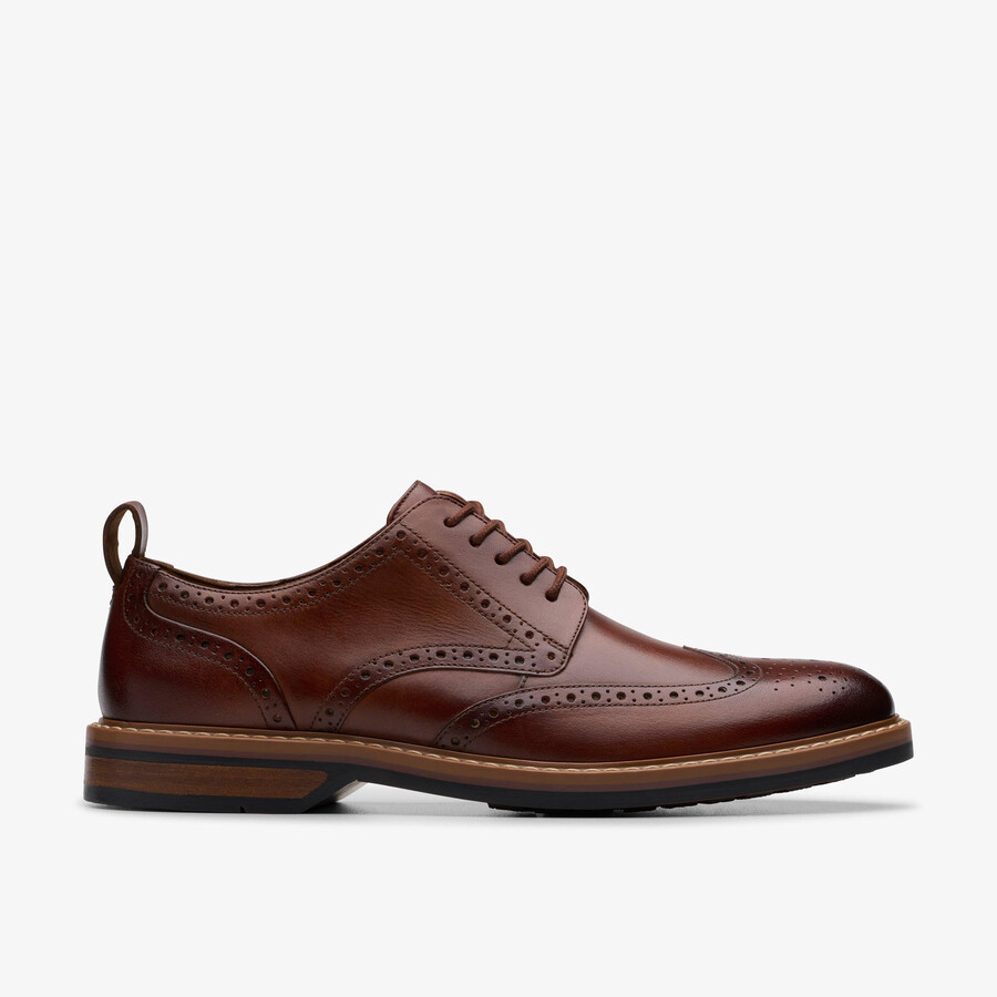 aldwin limit brogue - skóra Średniobrązowa