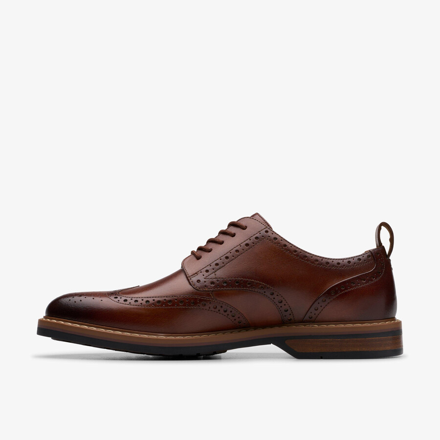 aldwin limit brogue - skóra Średniobrązowa