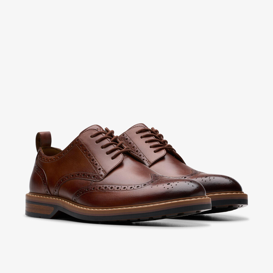 aldwin limit brogue - skóra Średniobrązowa