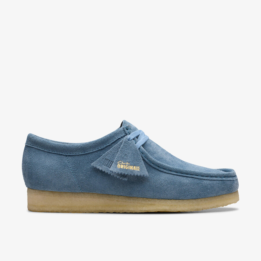 wallabee - francuski niebieski zamsz