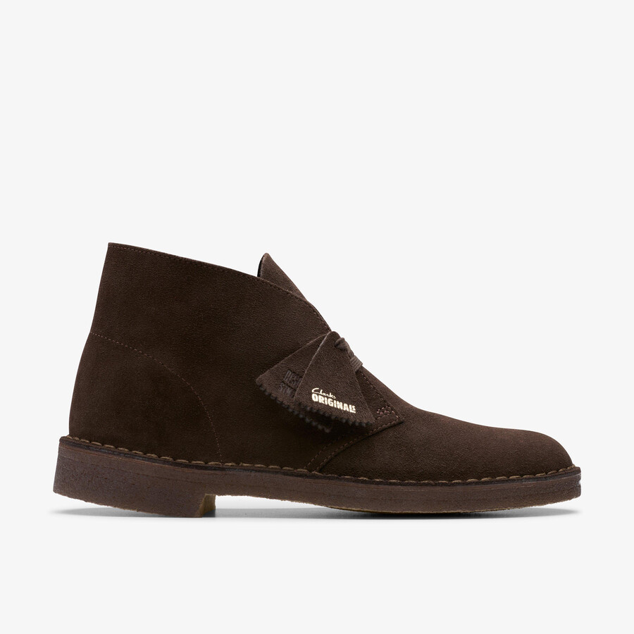 buty pustynne - brązowy zamsz