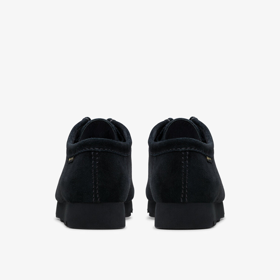 wallabee gore-tex - czarny zamsz
