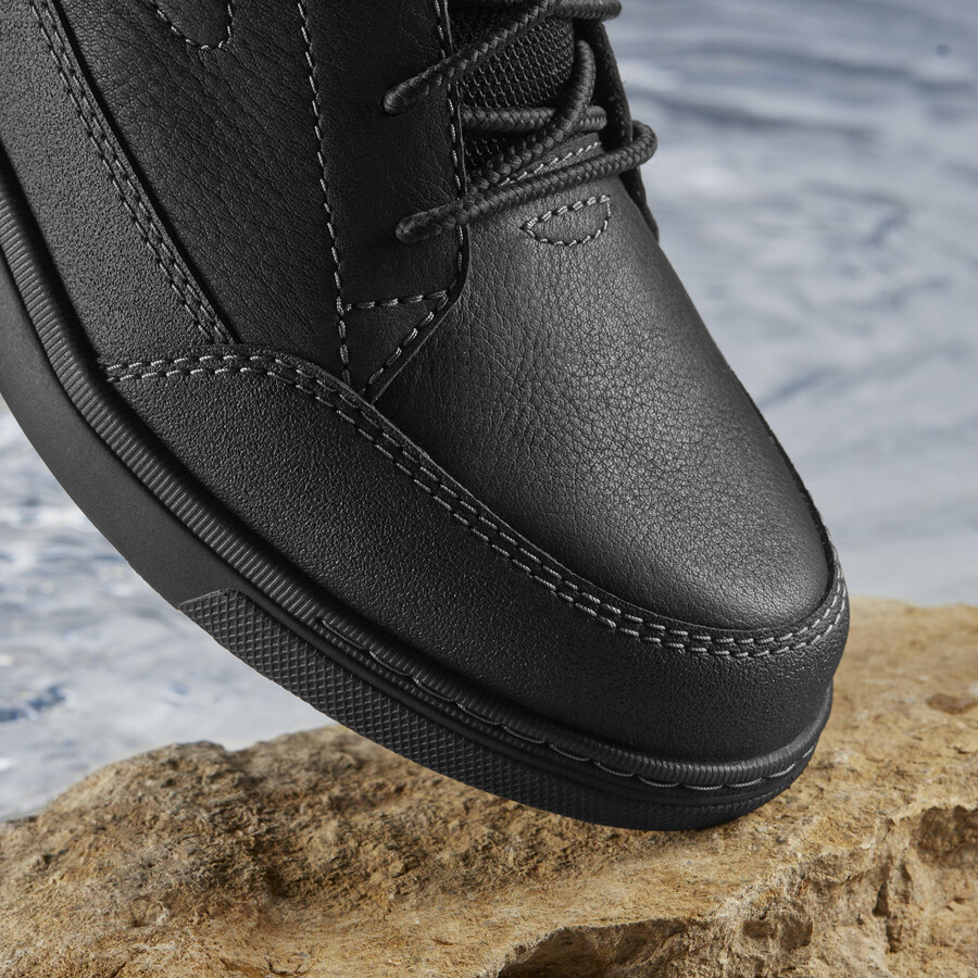 mapstone hi gore-tex - czarna skóra z ciepłą podszewką