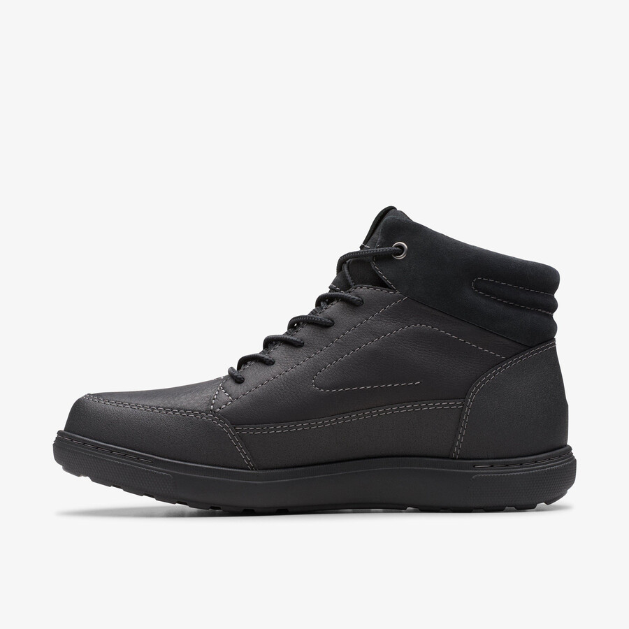 mapstone hi gore-tex - czarna skóra z ciepłą podszewką