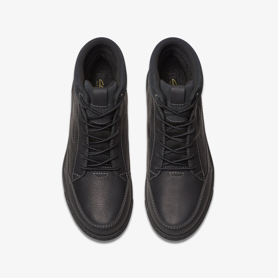 mapstone hi gore-tex - czarna skóra z ciepłą podszewką