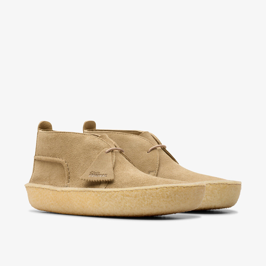 desert rain - ciemny sand suede