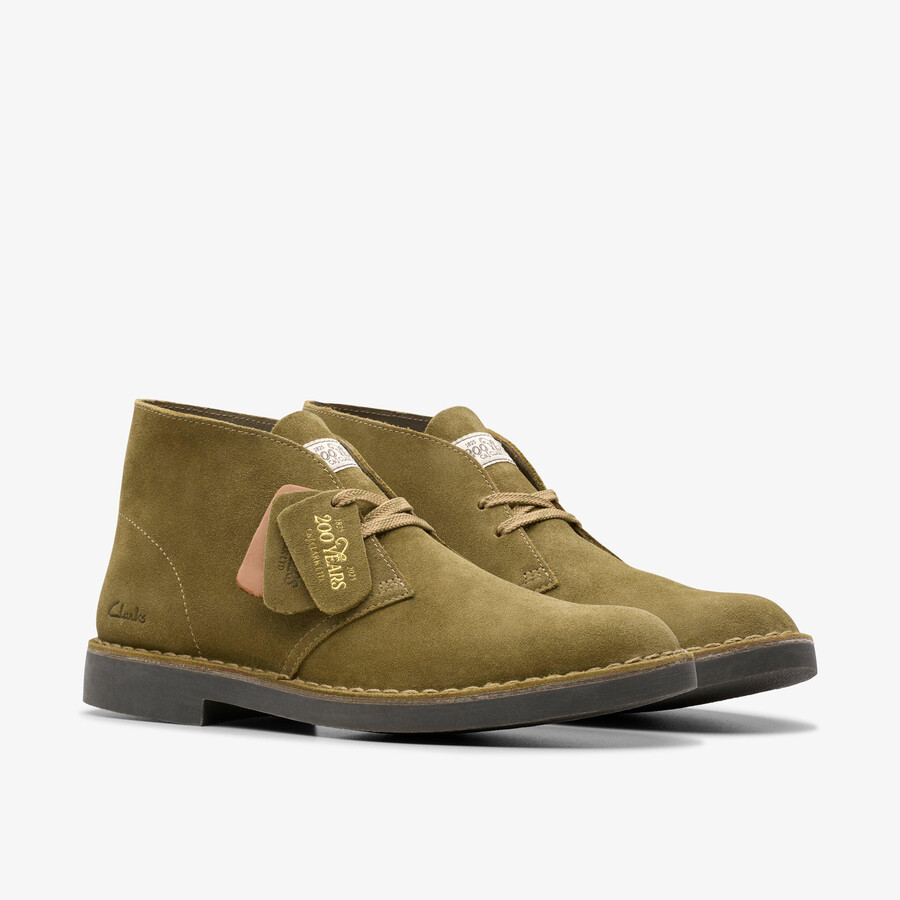 buty desert boot evo - zamsz oliwkowy