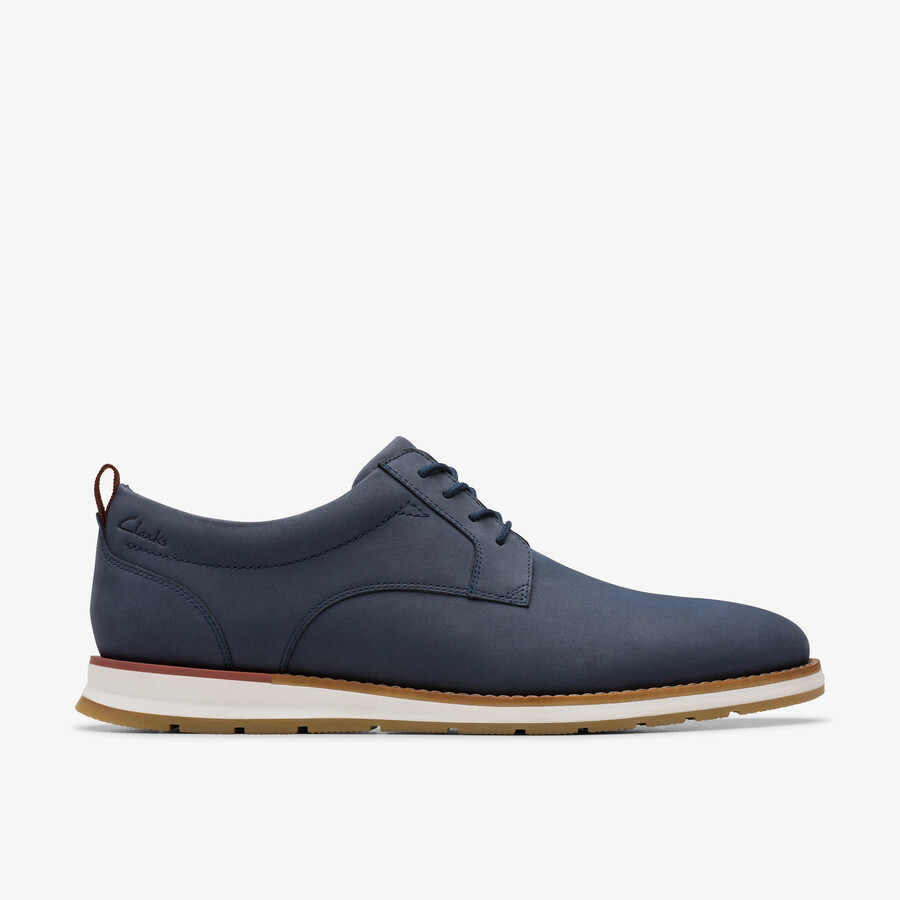 lapford lace - granatowy nubuk